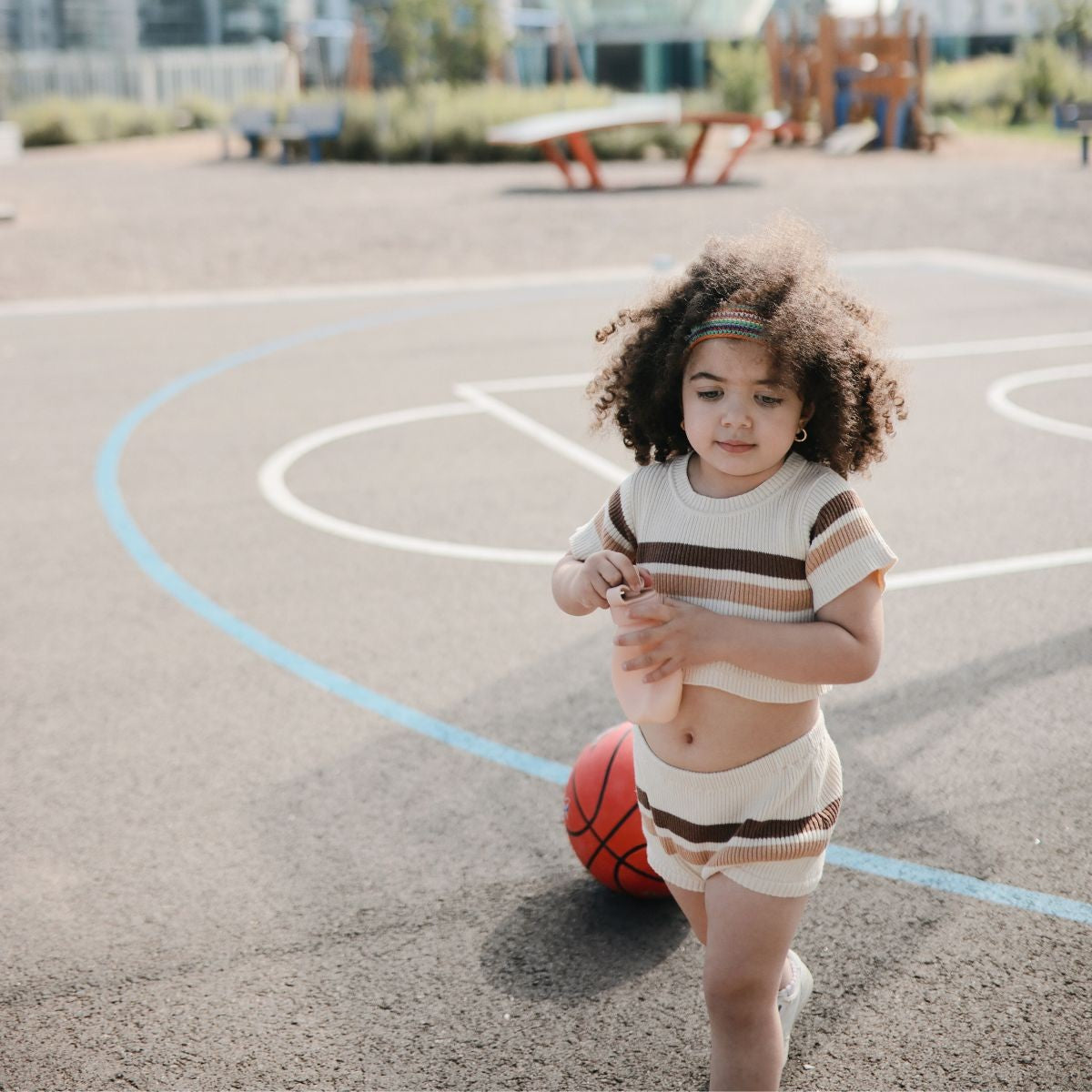 Mushie - Silicone Knijpzakje / Drinkfles Puree Pouch | Blush