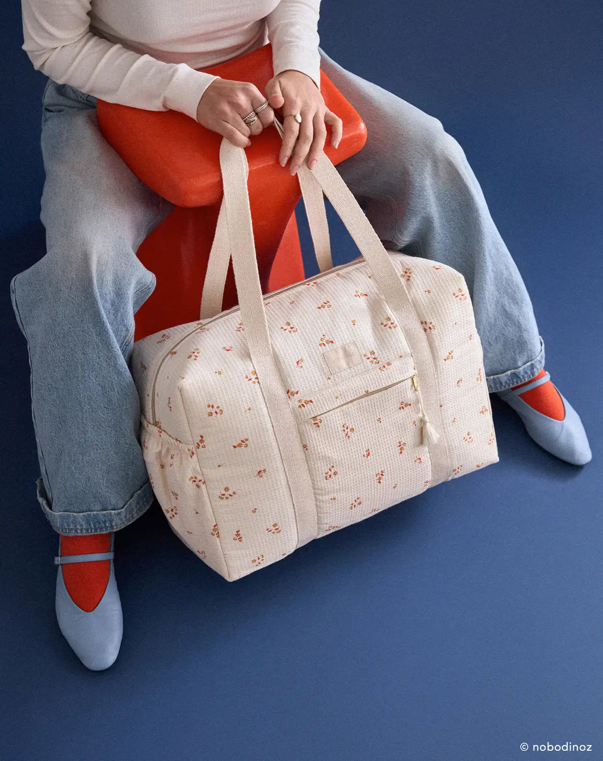 Nobodinoz - Verzorgingstas Opera Waterproof | Yellow Lily