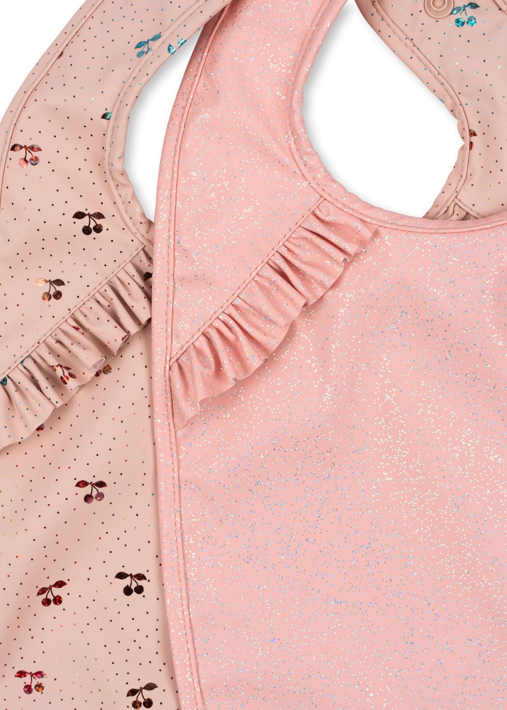 Konges Slojd - Slab Dinner Frills | Sparkle Cherry (2pack)