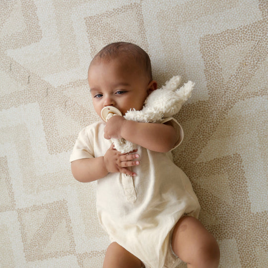 Eeveve - Puzzel Speeltapijt Kilim Sand | Veilig & Stijlvol | 180 x 120 cm