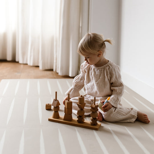 Eeveve - Puzzel Speeltapijt Lucio Desert Sand | Veilig & Stijlvol | 180 x 120 cm