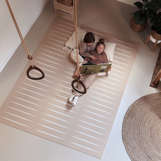 Eeveve - Puzzel Speeltapijt Lucio Desert Sand | Veilig & Stijlvol | 180 x 120 cm