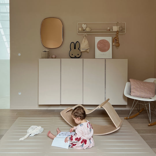 Eeveve - Puzzel Speeltapijt Lucio Desert Sand | Veilig & Stijlvol | 180 x 120 cm