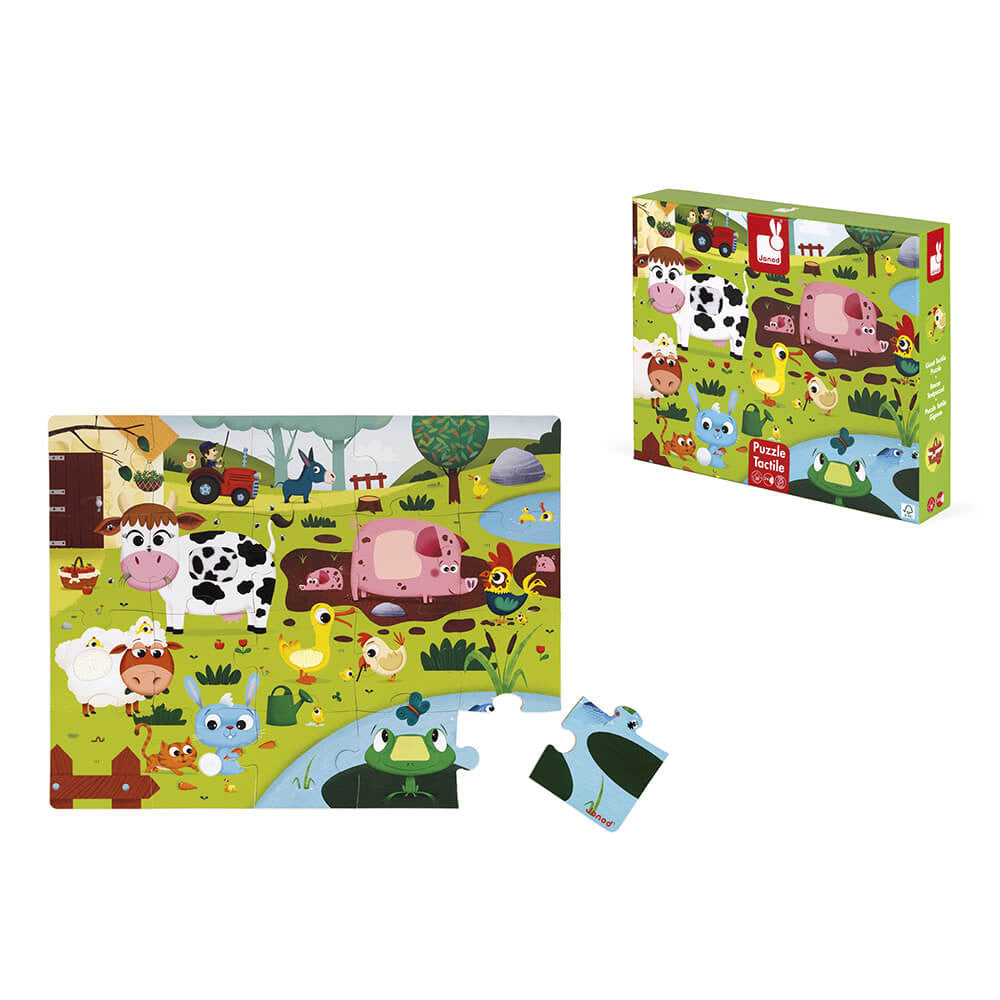 Janod - Puzzel Farm Animals (20 stuks) | Boerderij Thema
