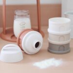 Béaba - Stapelbare Doseerdozen | Cotton White / Terracotta