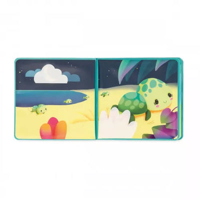 Janod - Badboek The Magical Life Of Sea Turtles | Magisch Badplezier vanaf 10 maanden