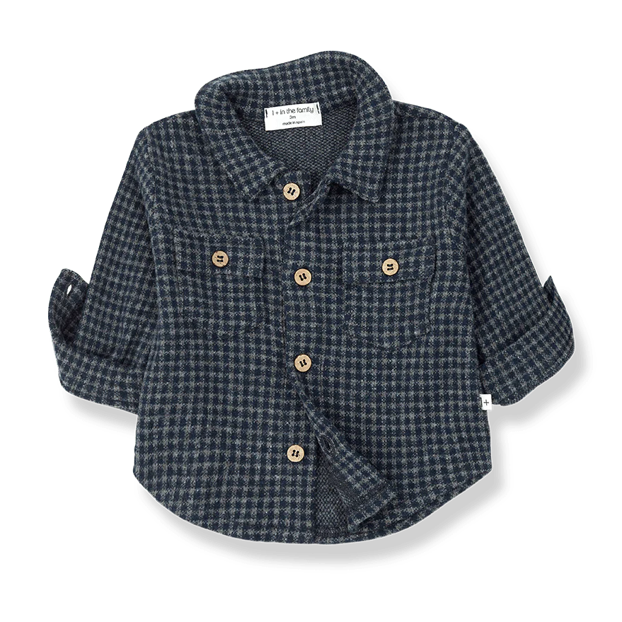 Hemd Lange Mouwen Conrad Knit Navy