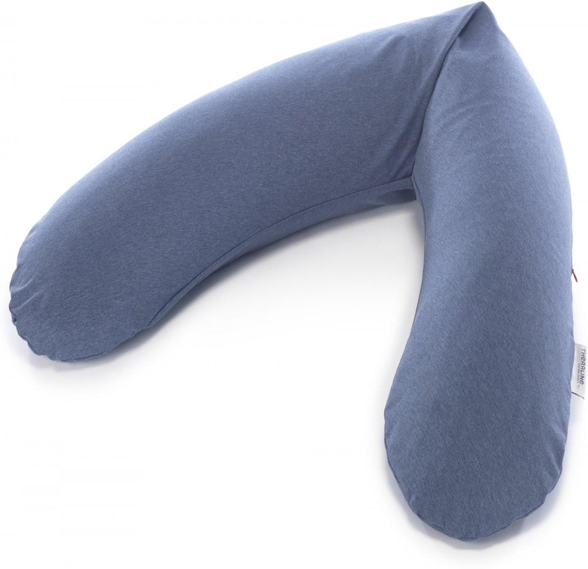 Hoes Voedingskussen Original Bamboe Melange Navy Grey