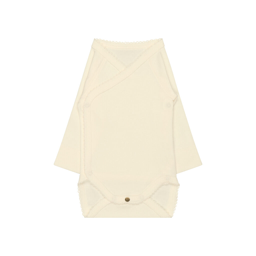 Body Lange Mouwen Rihan Wrapover Pique Whisper (2pack) 0 MND (50 CM)