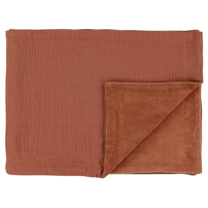 Deken Fleece 75 x 100 cm Bliss Rust