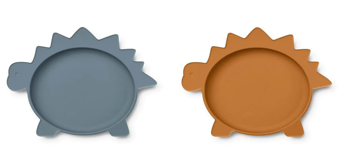 Bord Olivia Dino Blue Wave / Mustard Mix (2pack)