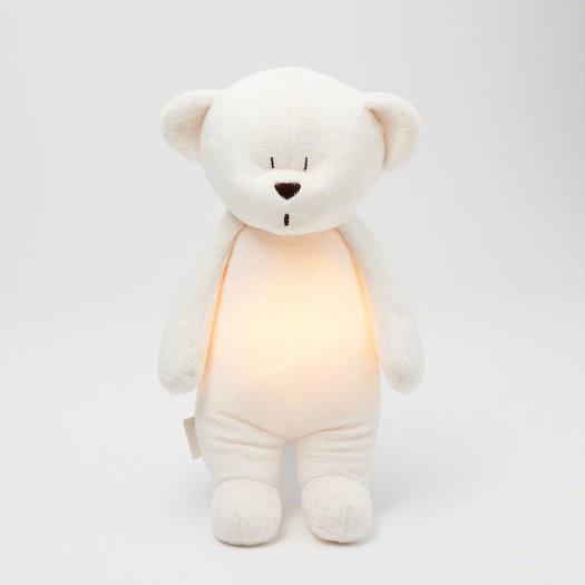 Knuffel The Humming Bear Licht + Geluid Cream